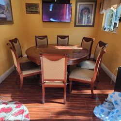 Kitchen Table With 8 Chairs 