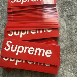 New 5 In Long Supreme Stickers