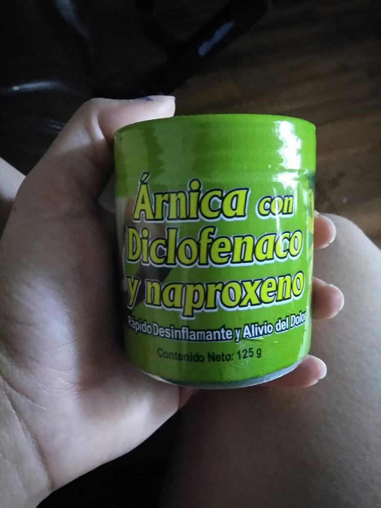 Desinflamante natural de arnica diclofenaco y naproxeno