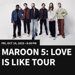 Maroon 5 Tickets
