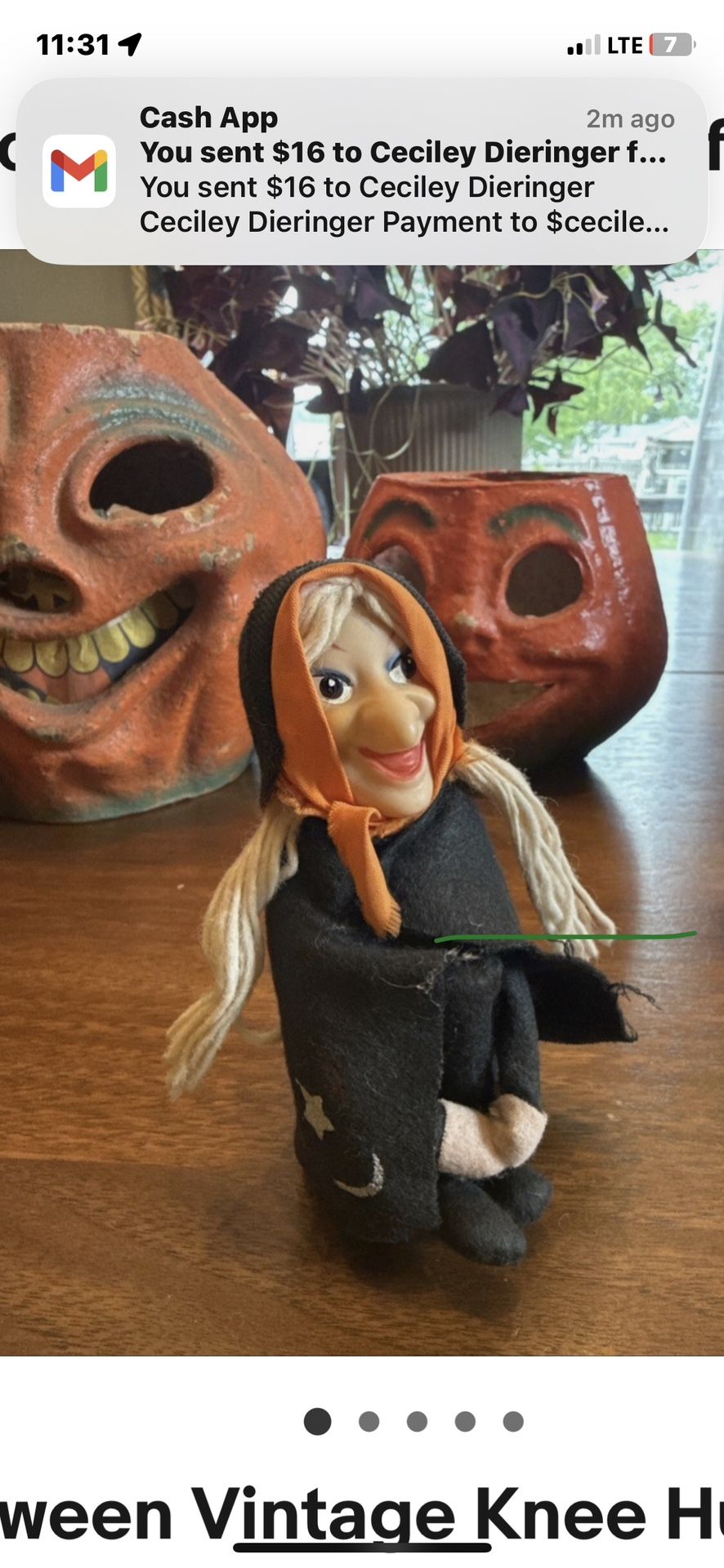 🎃HALLOWEEN🎃Knee Hugger Witch