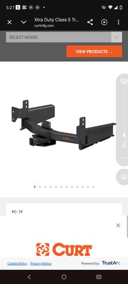 Xtra Duty Class 5 Trailer Hitch, 2" Receiver, Select Ram 1500 #15005