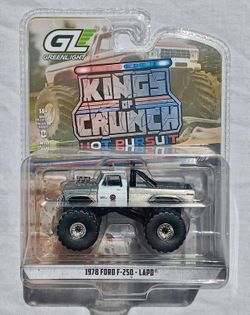 2025 GREENLIGHT KING OF CRUNCH 1978 FORD F-250 LAPD RAW CHASE NEW