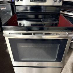 Ge Stove Electric Stainless Steel 