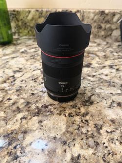 Canon RF 24mm Camera Lens with Hood and caps