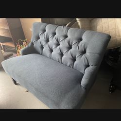 Blue Loveseat- Delivery 