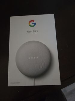 Google Nest Mini 2nd Generation Smart Speaker