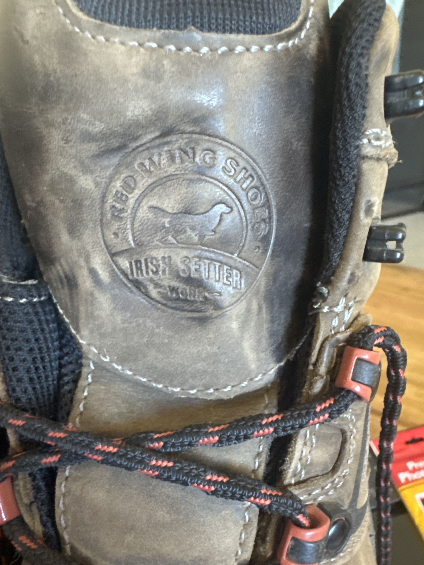 Red Wing Irish Setter Steel Toe Work Boots