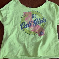 New lime green R5 T-Shirt Size L