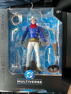 MCFARLANE TOYS DC MULTIVERSE THE VIGILANTE COLLECTOR EDITION PLATINUM CHASE, NEW