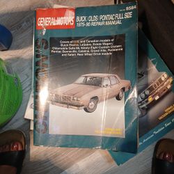 Chiltons General Motors Buick/ Pontiac Full Size 1975- 90