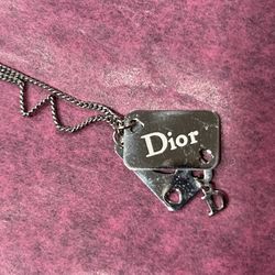 Dior Vintage Playing Cards Necklace