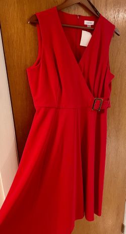Calvin Klein Red Formal Dress