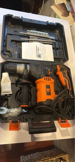 WEN Rotary Hammer Drill with Case and Bits