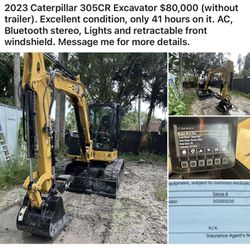 Caterpillar 305CR 2023 Excavator 
