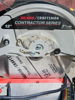 Chop Saw, Contractor Series 12" ,in Grate Working Condition