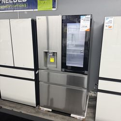 LG - Standard-Depth MAX 28.6 Cu. Ft. 4-Door French Door-in-Door Smart Refrigerator with InstaView MyColor - Stainless Steel 😻