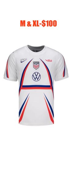 Nike x Virgil Abloh Archive (V.A.A.) X2 World Cup Football Jersey Team USA
