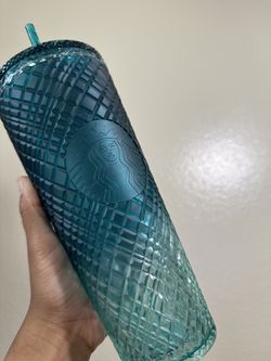 STARBUCKS SUBZERO TEAL JADE GREEN GRADIENT OMBRE' JEWELED TUMBLER/COLD CUP  for Sale in Perris, CA - OfferUp
