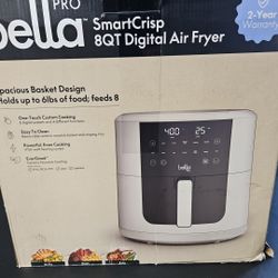 Bella Smart Cup 8 Qt Digital Air Fryer