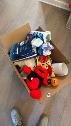 FREE Stuffed animals toys and diapers