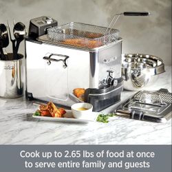 Deep Fryer with Basket 3.5 Liter Oil Capacity