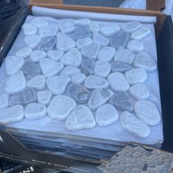 Black And White Pebbles $10sqft