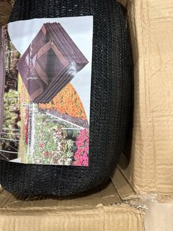 Black Shade Cloth 70%, 30x50ft Mesh Tarp