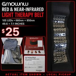 Gmownw Red & Near-Infrared Light Therapy Belt( New in box)