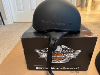 Harley-Davidson Matte Black Half Helmet