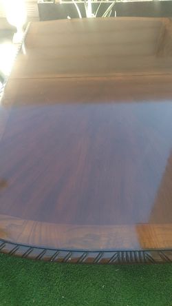Beautiful dining room table mahogany, and cherry wood