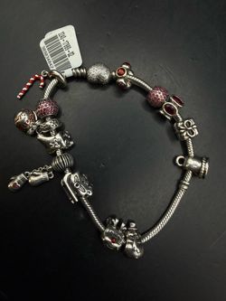 Pandora Bracelet with Christmas Charms