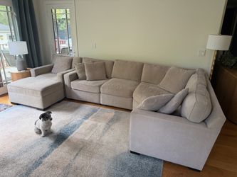 FREE - Radley 4-piece sectional and chair and ottoman