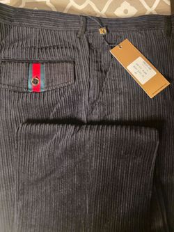 High end luxury prestige corduroy pants for men