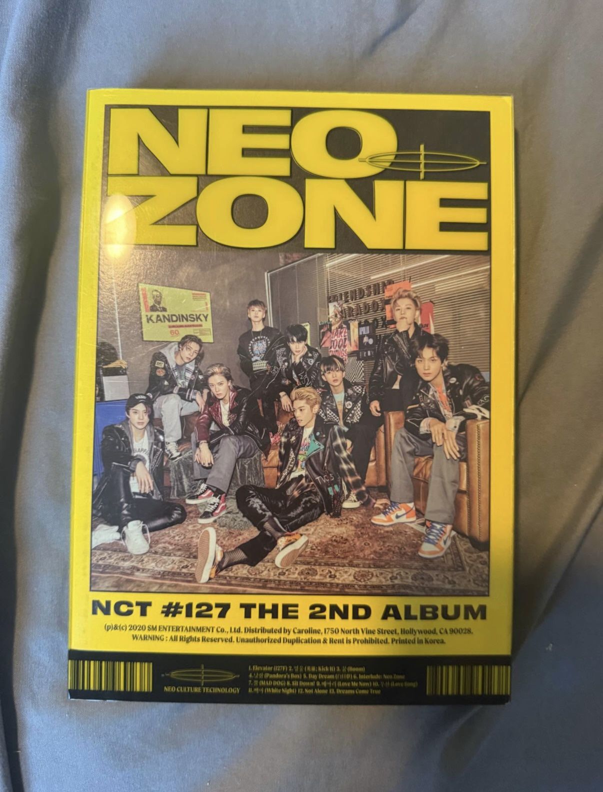 nct neo zone album yellow version
