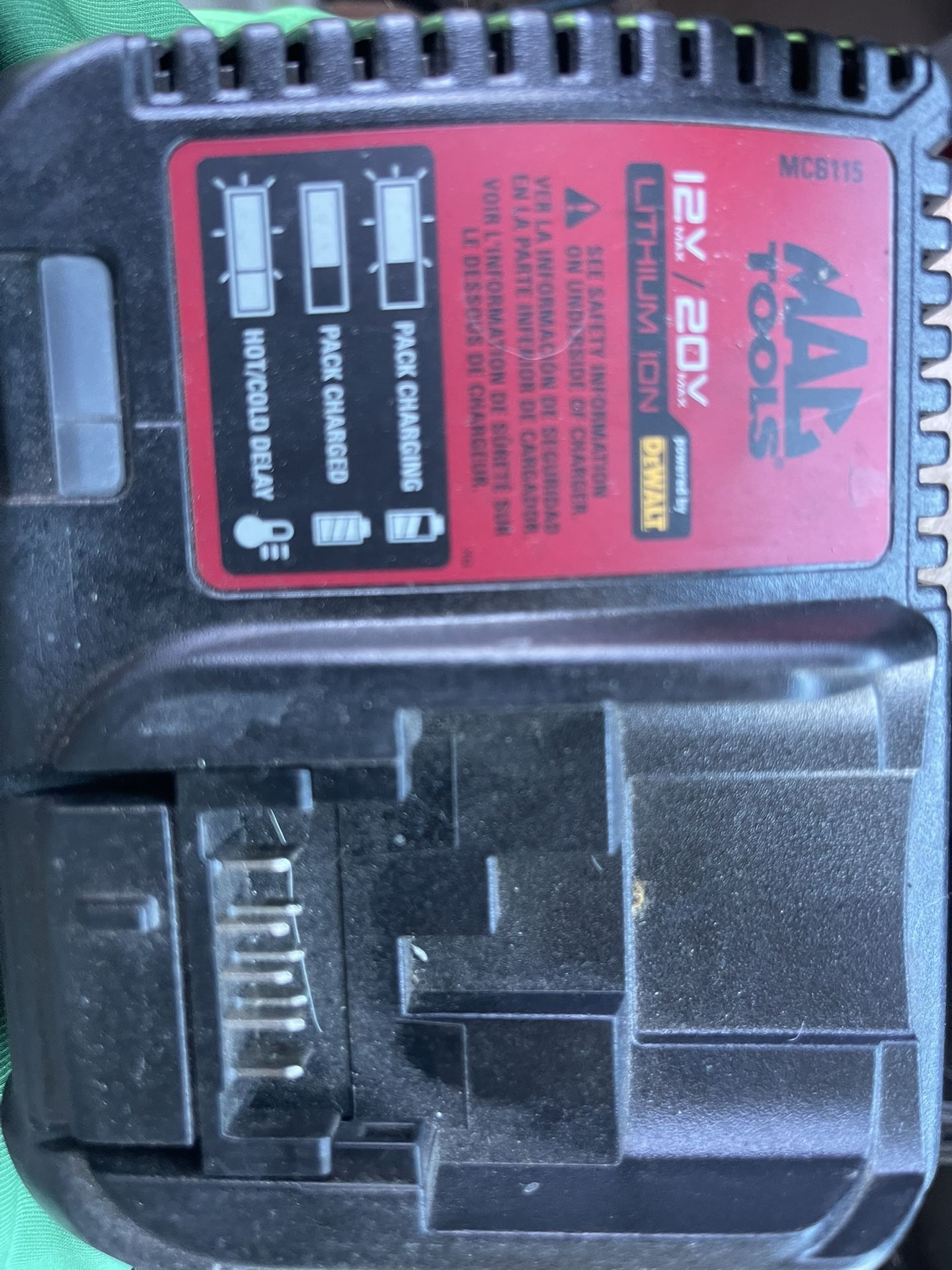 Mac Tools Powered By Dewalt Battery Charger
