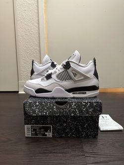 Nike Air Jordan 4 Retro OG Military Black Men’s Size 8 US !! Read Description❤️