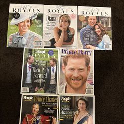 Lot Of People Royals Magazines 