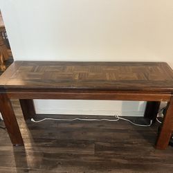 Vintage Hardwood Desk/Table