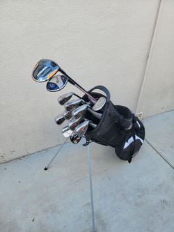 Callaway Mavrik & Big Bertha Golf Club Set  Stiff Flex Right Handed W/Callaway Stand Bag