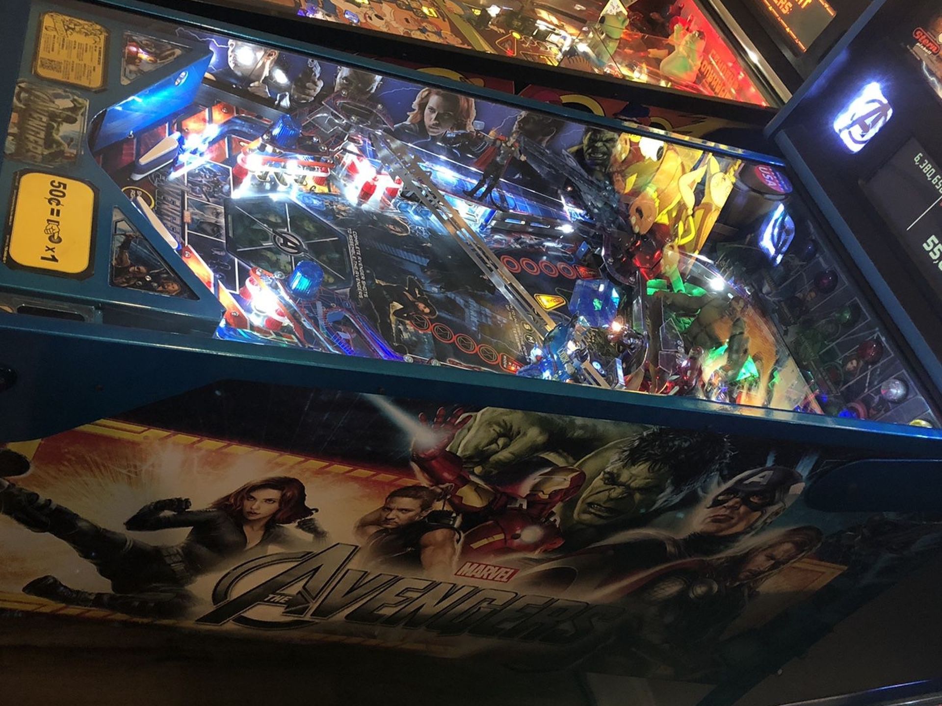 Avengers Pinball Limited edition arcade