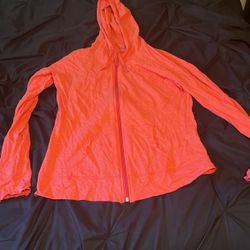 Womens Pink Hanes Hoodie Medium 