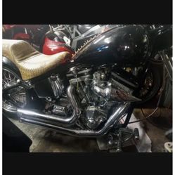 2002 Harley Davidson, Custom Softail Revtech Chopper Thousand Invested