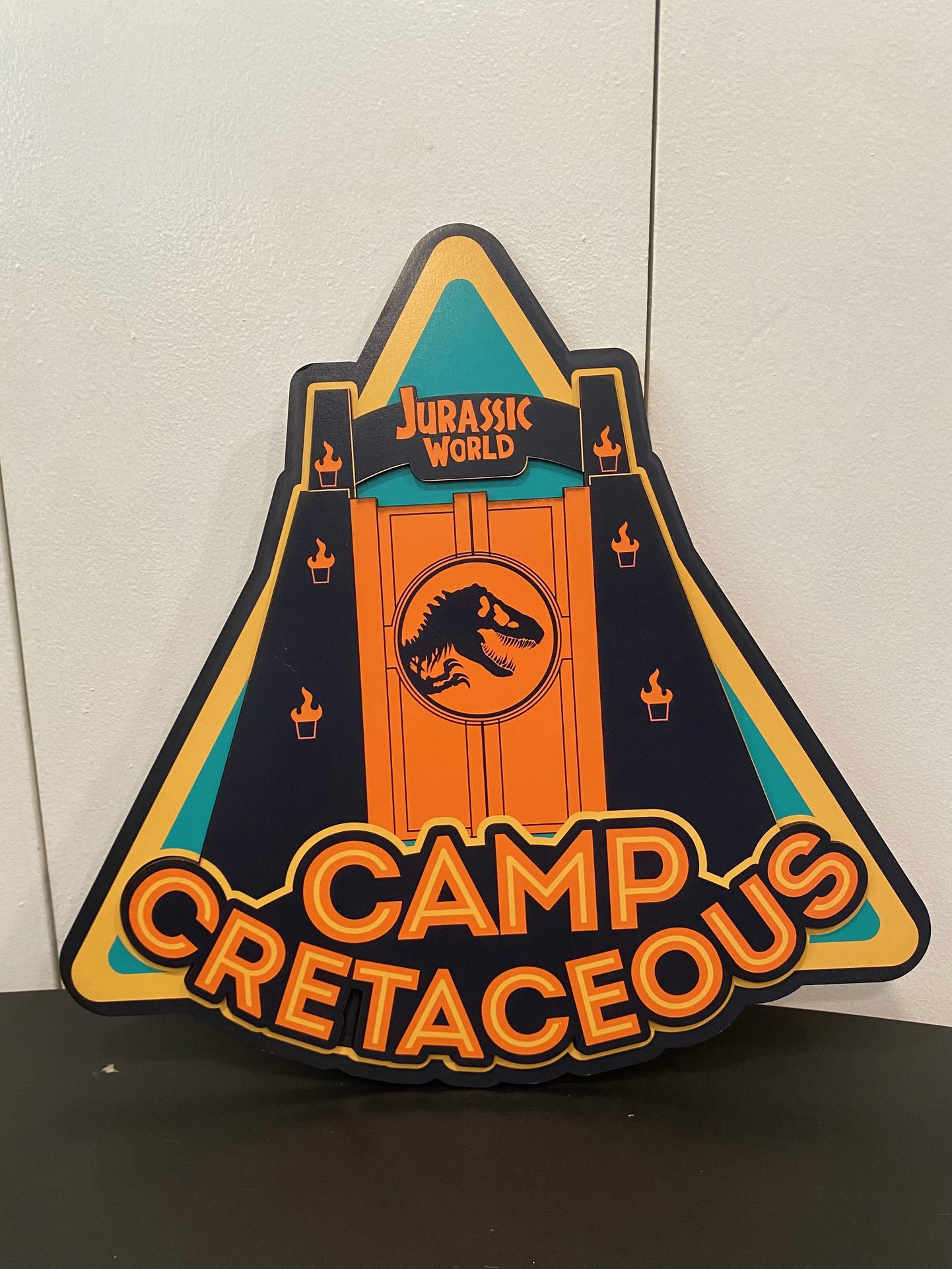 Universal Studios Jurassic World Camp Cretaceous Sign