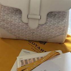 Goyard Stunning White Purse 