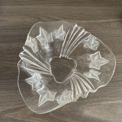 Mikasa  Parisian Ivy Handkerchief Crystal Bowl
