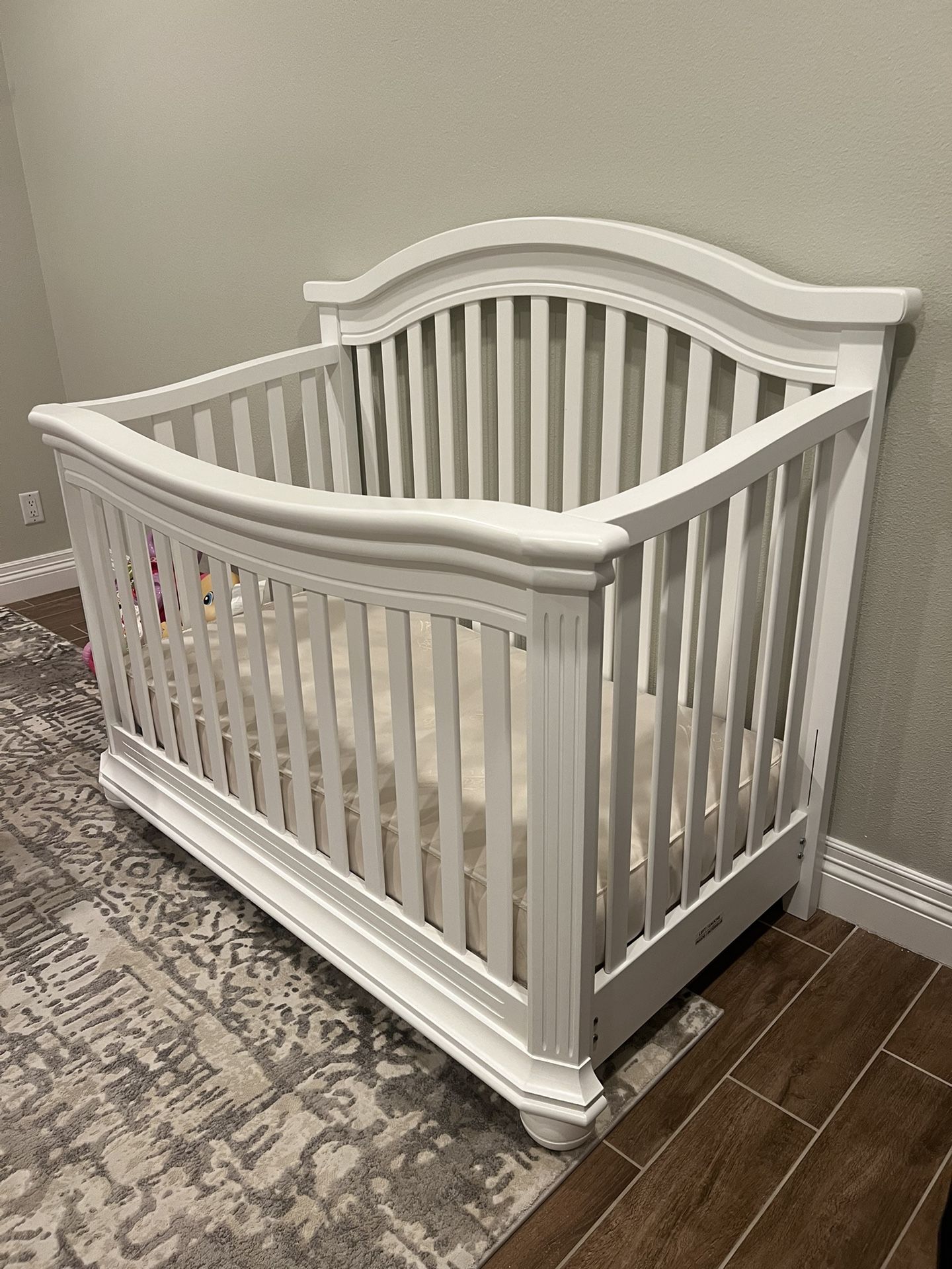 Brand New Crib, Includes Mattress And Changing Table, Over $800 Value