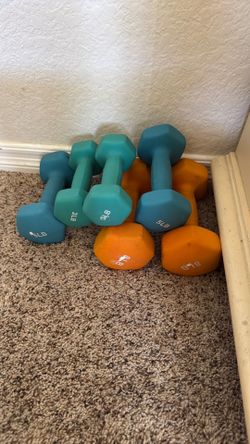 Dumbbell weight set