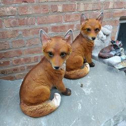 Set Of Two Pieces Figurines   Statues Outdoor Decoration 