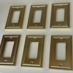 Gold Switch Plate Outlet Covers 